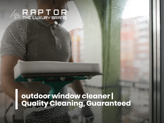 Outdoor Window Cleaner: Experience Quality Cleaning with a Satisfaction Guarantee!